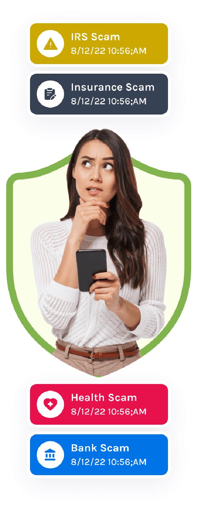 How to protect yourself from phone scams with Reverse Phone Lookup illustration